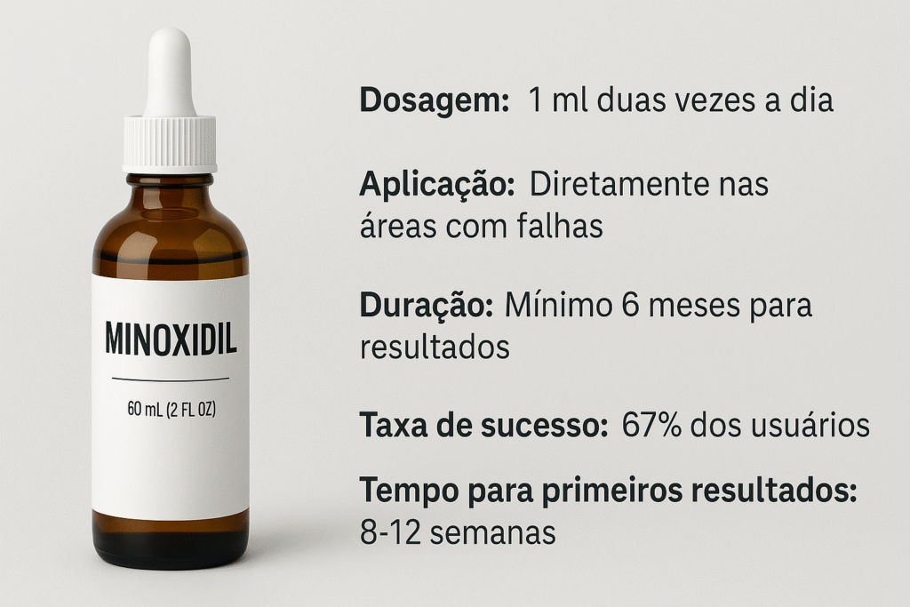 uso do minoxidil para cobri falhas na barba