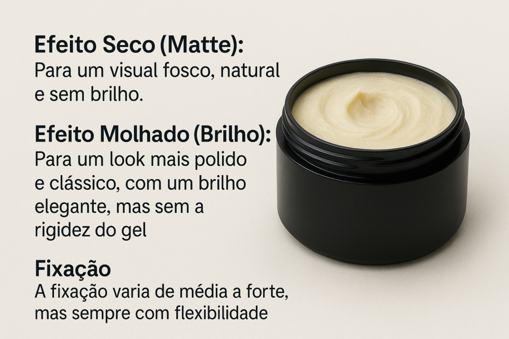 pomada de cabelo masculino